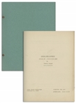 Moe Howards 33pp. Script Dated February 1938 for The Three Stooges Film Healthy, Wealthy and Dumb -- With Numerous Annotations by Moe Including His Pencil Signatures -- Very Good Condition